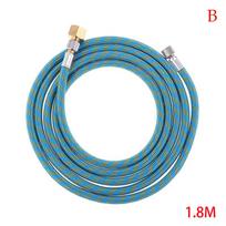 Professional Nylon Braided Airbrush Hose With Standard 1/8 *1.8M(5.9FT) Size Fitting On One End (Blue,8) mėlyna