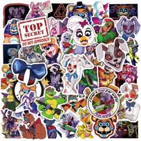 50pcs Fnaf Five Nights At Freddy's Sticker Waterproof Adhesive Reusable