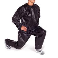 Waterproof Windproof Sauna Suits For Intense Gym Slimming And Shaping 4XL juoda