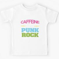 80s Punk Rock and Caffeine Kids T-Shirt 130