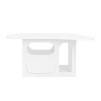 Center Table Coffee with Drawers, Cloud-Shaped Open Storage Tea Compartments, High-Quality Materials, 97 x 45 43.5 cm Side balta