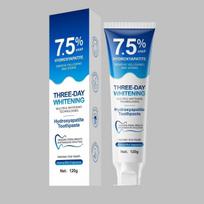 Hydroxyapatite Whitening Toothpaste (7.5%) - Cleans, Freshens, and Improves Yellow Teeth, 120g.