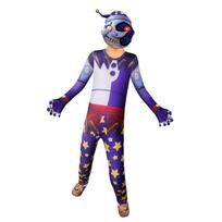 Sundrop Fnaf Clown Cosplay Clothing Boys Girls Bodysuit Mask Party Jumpsuit Brown Color For A Realistic Look 150Y