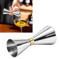 Two-Ended Cocktail Jigger With Measurement Markings Dual Spirit Measure Cup  Kitchen sidabras