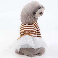 Summer Princess Pet Dress For Dogs Little Small Puppies Animal Cat Tutu Wedding Party Skirt Clothes For Chihuahua Yorks XS kava