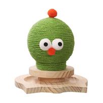 Draper for cat solid wood sizal ball scraping bird scraping bite-resistant design funny ball toy for cat | furniture and amplifiers; Scrubs