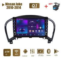 icreative Skirta Nissan Juke 2010-2014 su mygtuko rankenėle Android automobilinis radijas Multimedijos grotuvas Navigacija stereo GPS 2 Din 1+16GB 1+16GB