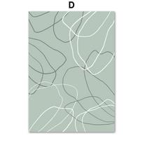 Green Agave Cactus Plant Leaves Abstract Wall Art Canvas Painting Nordic Posters And Prints For Living Room Decor Wall Pictures 21x30cm No Framed