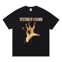 2025 System of A Down Grupės Marškinėliai Medvilniniai Minkšti Vasariniai Marškinėliai Vyrams Moterims Madingi Marškinėliai Vyriški Roko Muzikos Gatvės Drabužiai Marškinėliai Viršūnės S