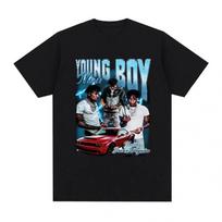 Rapper YoungBoy Never Broke Again T-shirthigh-quality aesthetic short sleeved oversized Tshirt womens hiphop retro T-shirt S juoda