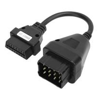 Professional OBD2 Adapter 12Pin to 16Pin Automotive Car Diagnostic Extension Cable