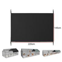 Oxford Fabric Tarp Chicken Cage Cover UV Protection Waterproof PVC Coating Breathable Oxford Fabric Silver-coated Reinforcement
