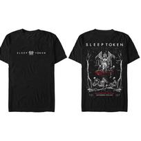 Sleep Token Metalo Grupės Medvilniniai Marškinėliai Unisex Vyrams Moterims Gerbėjams Trumpomis Rankovėmis Topai Mados Prekės Ženklas Vasaros Kasdieniai S