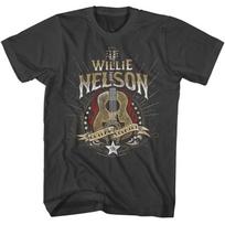 Willie Nelson Outlaw Gitara Dūmai Muzika Marškinėliai Viršūnės T-shirt Vyriški Moteriški Unisex L