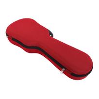 21 Inch Acoustic Guitar Bag Waterproofing Soft Portable Gig Bag Guitar Case with Detachable Shoulder Strap Red raudona
