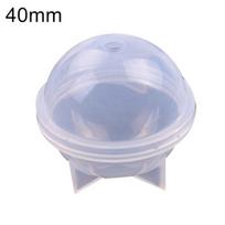 20/30/40/50/60mm Silicone Ball Maker Mold Round Sphere Mould DIY Craft Ornament 40mm gray