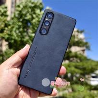 Case For Sony Xperia 1 VI 10Vi 5 V Luxury Matte Leather Phone Back Cover For Xperia 1V 5 IV 10V Silicone Shell Shockproof Bumper Xperia 1 VI 2024 mėlyna