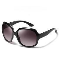 Nauji Didelio Rėmelio Apvalūs Saulės Akiniai Moterims Dizaino Prekės Ženklo Mados Saulės Akiniai Lauko Važiavimui Moteriški Akiniai UV400 Gafas Other juoda