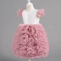 Sweet Mesh Tutu Dress for Women and Girls, Princess and Baby Cake Dress 100 cm