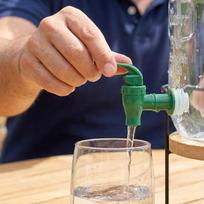 Water Tank Faucet 17mm PP Leak Proof Grain Dispenser Tap for  Bottle Jar Barrel For Home Beverage Use Green 1pcs