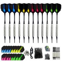 Durable Steel Tip Darts Set with Customizable Logo for Indoor Use žalia