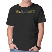 Unisex Crew Neck T-Shirt Retro Arcade Gamer Graphic Short Sleeve Casual Tee L