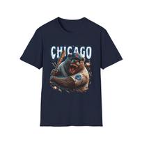 Men's and Women's T-shirts Chicago Cubs Horror Mash-Up T-Shirt S