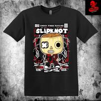 Men's and Women's T-shirts Slipknot Metal Rock Funko Pop Band Tee Unisex Heavy Cotton M