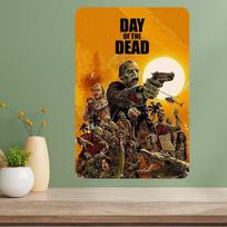 Mirusiųjų diena Klasikinis filmas Metalinis plakatas 20x30cm（7.8x11.8inch） orange