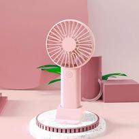 Mini Handheld Fan, USB Rechargeable Portable Pocket Fan, Battery Operated for Outdoor/Travel – Compatible with USB-C & Micro-USB