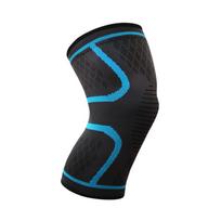 Boer Hot Sale Basketball Knee Sleeves Weightlifting Nylon Silicone Anti-slip Knee Sleeve for Running M mėlyna