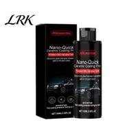 Car Oxidation Remover Nano Ceramic Coating for Cars, Quick Paint Sealant with Sponge, 100ml Scratch Resistant Spray Hydrophobic Polish & Auto 2pcs