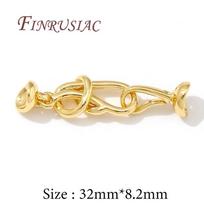 18K Gold/Rhodium Plated Fasteners For Bracelets Accessories Clasp For Jewelry Connectors Findings For DIY Jewelry Making Supplie 1 piece