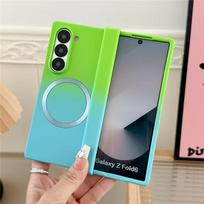 case for Samsung Z FOLD 7 6 5 4 3 Magnetic wireless charging protective cover gradient tough shell Shock Proof Anti-Fingerprint Galaxy Z Fold7