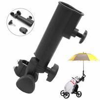 Trolley Umbrella Rack Multifunction Trolley Umbrella Holder Adjustable Angle Umbrella Mounting Device for Golf Cart Wheelchair China Mainland