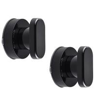 Vacuum Mount Pull Suction Cup Handle Fits Glazed Surfaces Ergonomic Design ABS PVC Materials Moisture Resistant