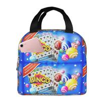 Robe Bingo Game Insulated Lunch Bag for Women Children Portable Food Boxes Thermal Lunch Box Tote One Size