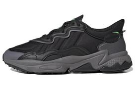 Ozweego Adidas Originals 'Black Charcoal Screaming Green' HR1168 40⅔