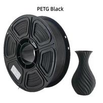 3D Printer Filament 1.75mm PETG Black 1KG/3KG  Roll Smooth Printing Low Warping High Strength 240C Material PETG&3D Printing Filaments&PETG