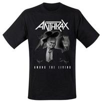 Anthrax Unisex Among The Living Short Sleeve Tshirt Black Small S