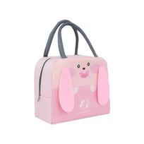 Cloth Lunch Bag for Kids - Floppy Ear Series One Size rožinė