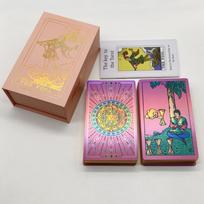 Beautiful Board Game Gold Edge Tarot Hot Stamping Paper Card Good Gift Divinative Cards Telling the Fortune Future and Love