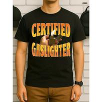 Men's Lighter Flame Print T-Shirt - 100% Cotton Gaslighter Graphic Tee with Round Neck, Short Sleeve Casual Shirt for Casual Attire S juoda