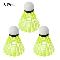 3/6/12 vnt. vidaus stabilūs sportiniai plastikiniai treniruočių kamuoliai nailoniniai badmintono šaudyklai 3 pcs