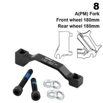 Multicolor Disc Brake Caliper Mount Adapter a/B Pillar Adaptor Bracket  140mm 160mm 180mm 203mm 8-Black