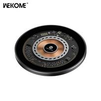 15 W belaidžio įkrovimo kilimėlis, USB A iki C tipo permatomas metalinis įkroviklis, nešiojamas ir mini adapteris, skirtas iPhone / Samsung / pixel as picture juoda