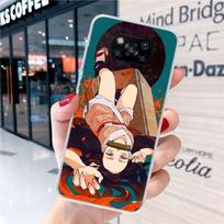 Demon Slayer Kamado Nezuko Phone Case For Xiaomi Poco X3 Nfc M3 F3 F1 Mi Note 10 Pro 11 Lite 9 8 CC9 9T 10T A3 A2 A1 11i Fundas Xiaomi Poco X3 (Pro)