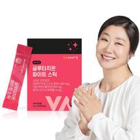 Vitamin Village Glutathione White Stick Low Molecular Fish Collagen 30 packets x 1 box, Korean health