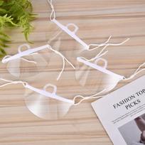 Food Industry Transparent Mask Hotel Restaurant Chef Catering Mask Milk Tea Shop Smile Visible Anti-saliva Mask Bulk #TC1D63#
