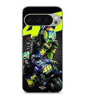 Coque - MANIACASE - Google Pixel 9 Pro - Souple - Noir - Valentino Rossi Logo Motogp juoda